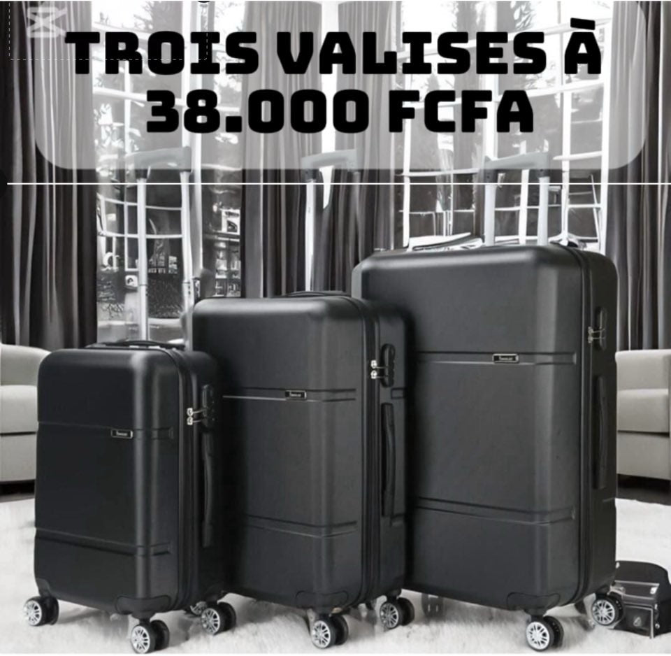 Valise incassable de matière gomme
