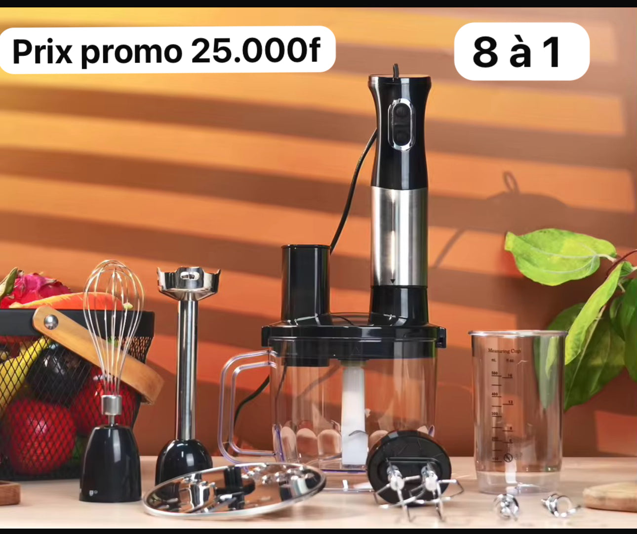 Mixer 8 à 1 multifonctions