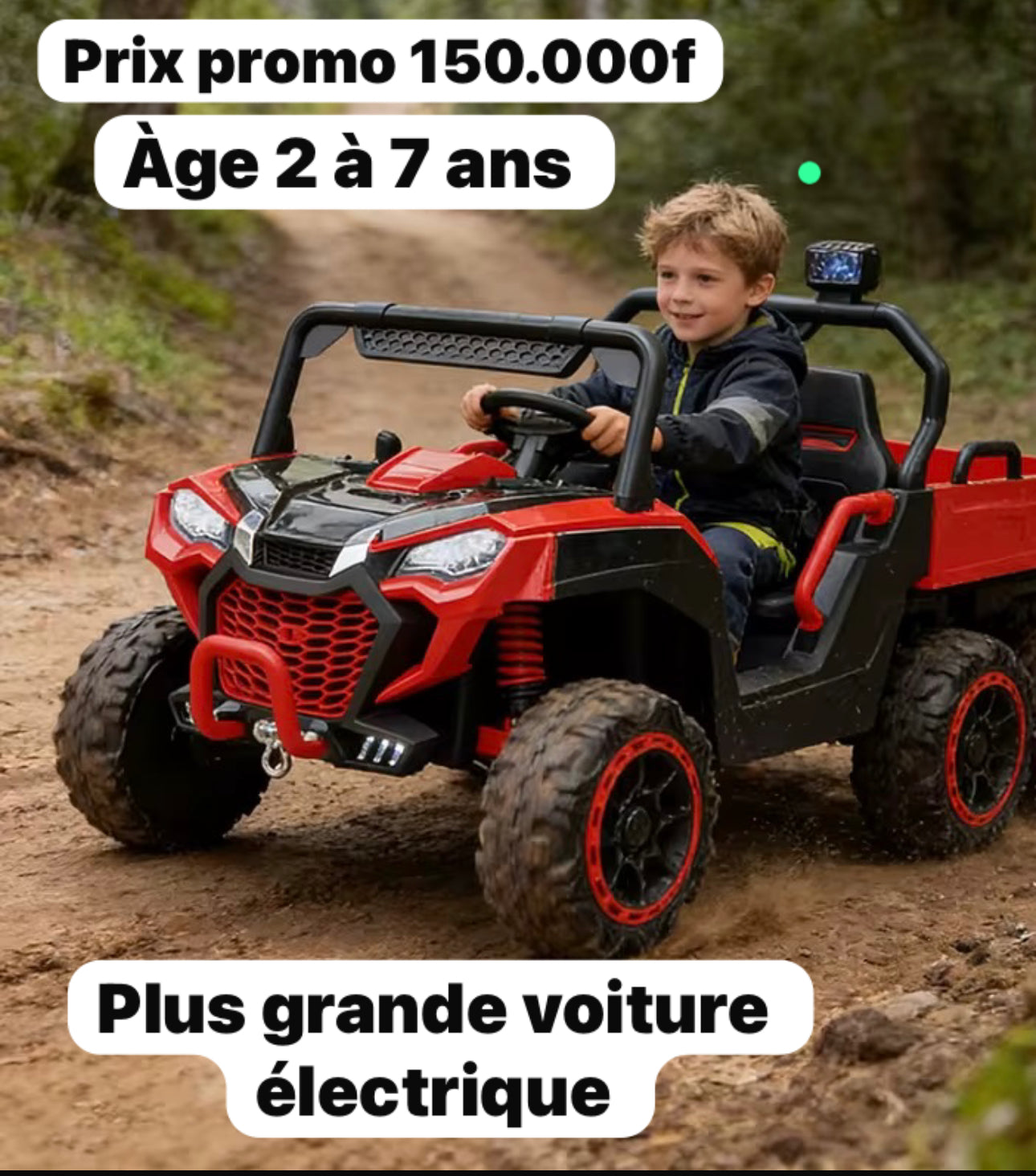 Grosse voiture électrique multifonctions