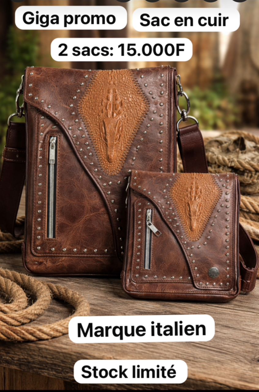 👜 Sac en cuir élégant – style unique et moderne