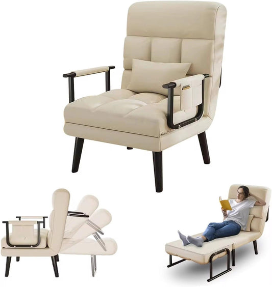 Chaise en lit démontable moderne de luxe.