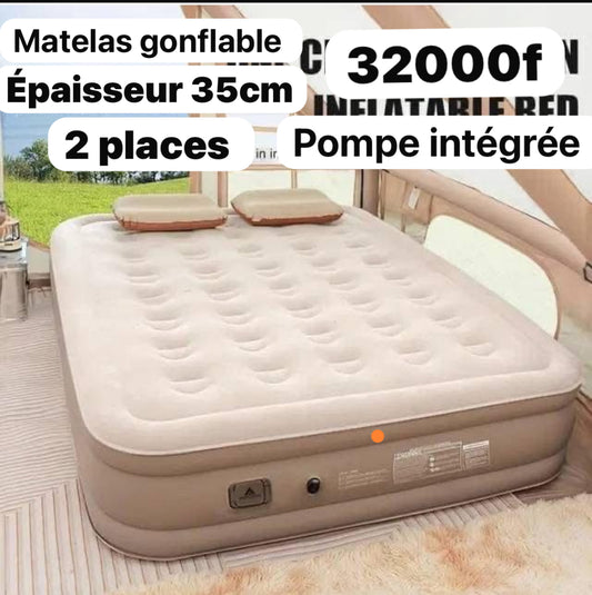 Matelas gonflable épaisseur 35cm