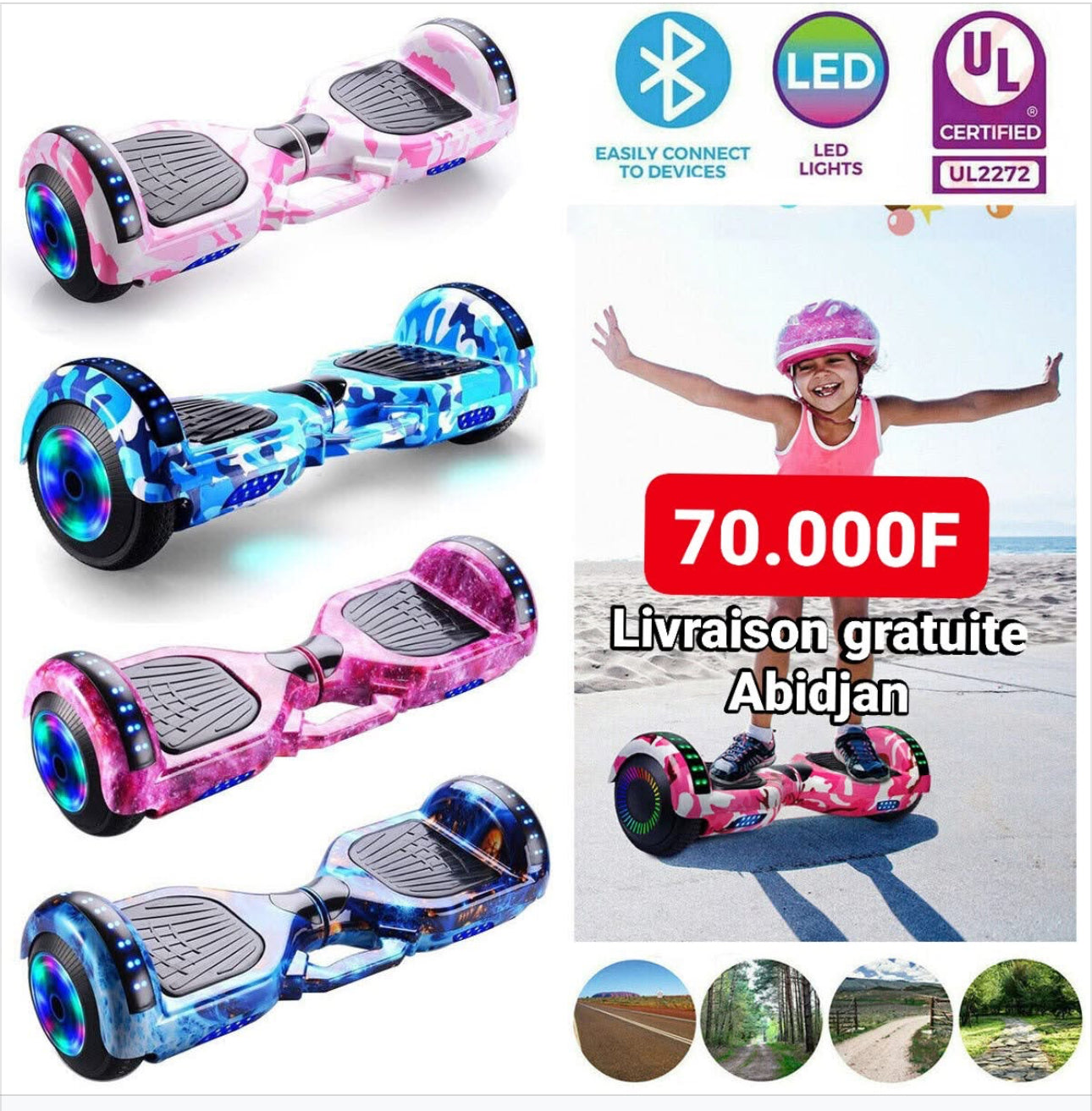 Hoverboard importé Italie