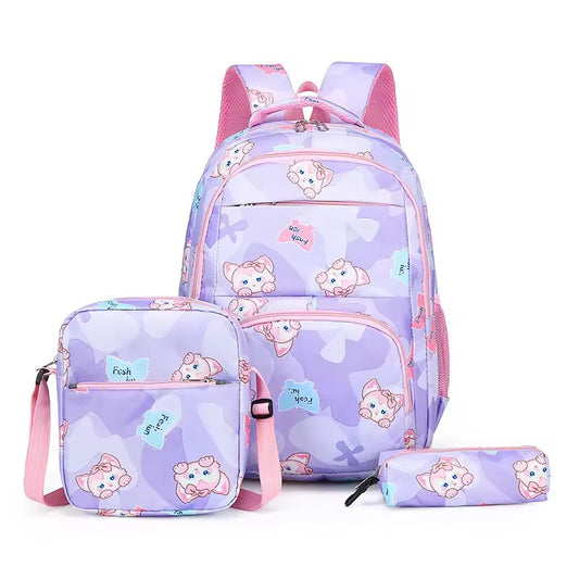 L’ensemble de sacs de l’école