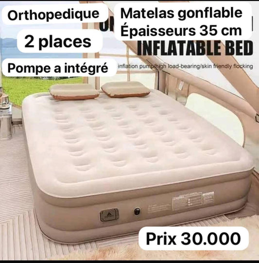 Matelas gonflable épaisseur 35cm