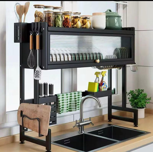 Égouttoir à assiettes 100 cm – Anti-poussière &nbsp;