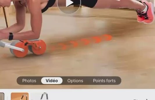 Rouleau abdominal nouvelle génération pour un entraînement complet et efficace !